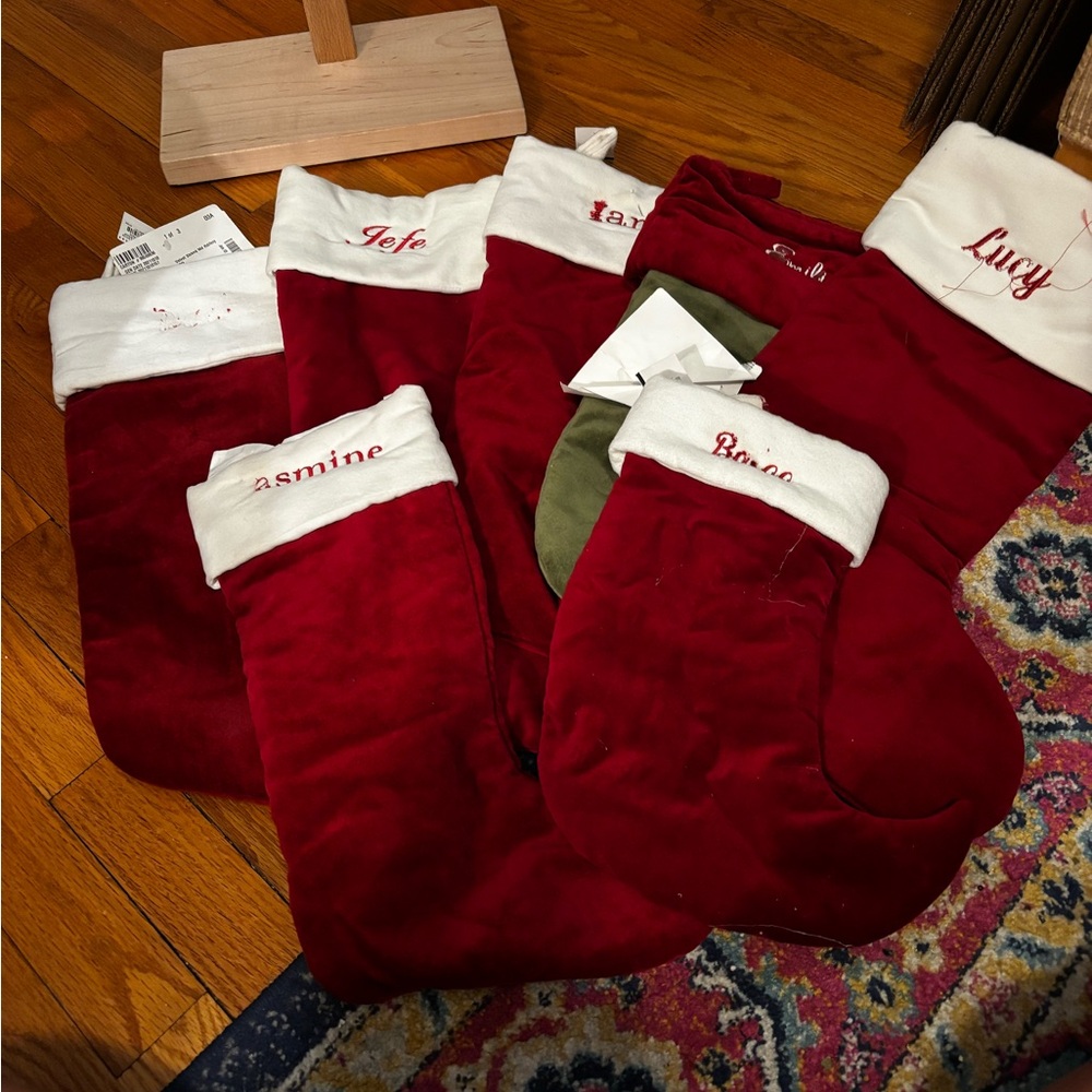 Red and White Stockings
